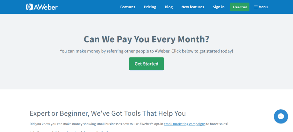 AWeber Affiliate Marketing Program