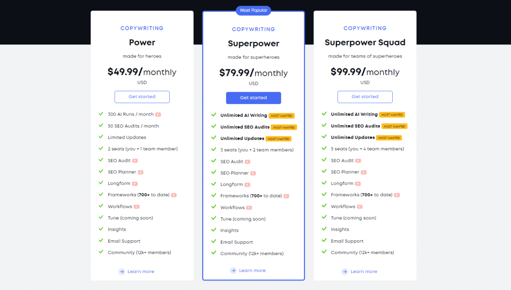 Closerscopy pricing
