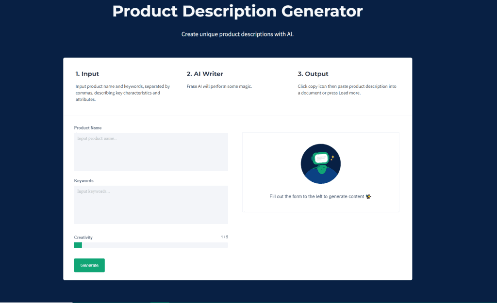Frase product description