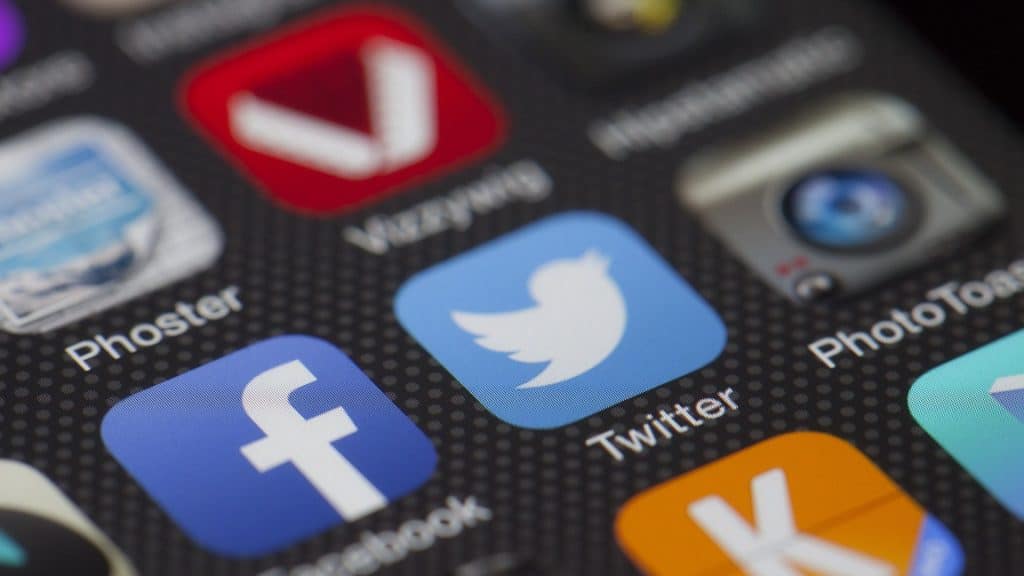 Social networks facebook and twitter