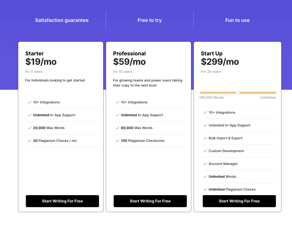 Copysmith pricing