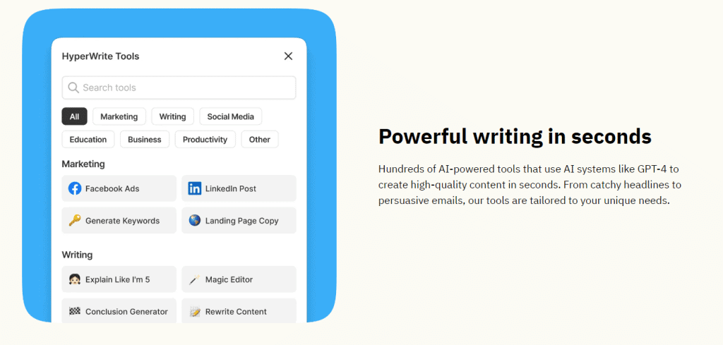 Hyperwrite Review : How Hyperwrite works