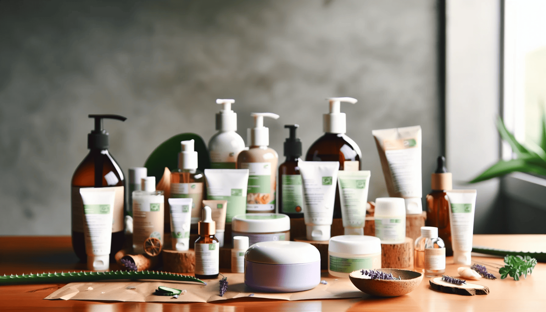 Natural skincare products with organic ingredients